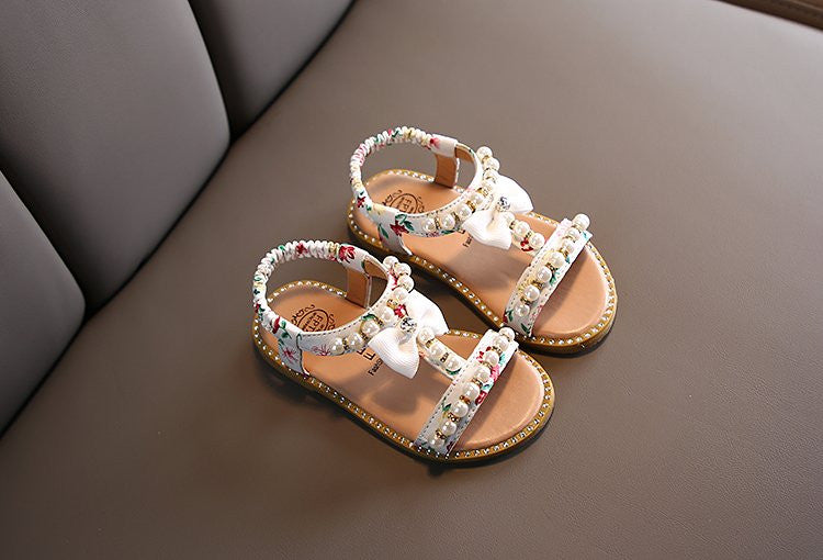 Sandaletti bimba perle Tina