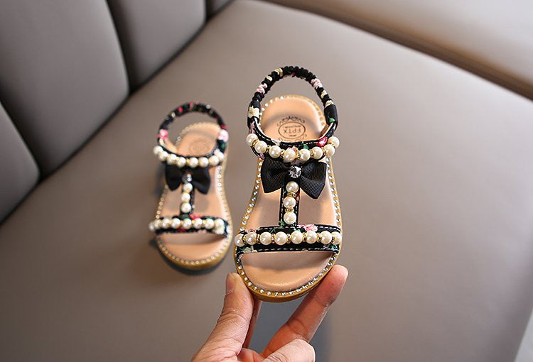 Sandaletti bimba perle Tina