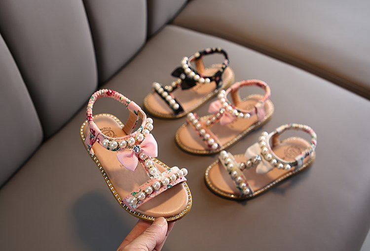 Sandaletti bimba perle Tina
