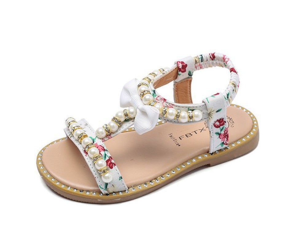 Sandaletti bimba perle Tina