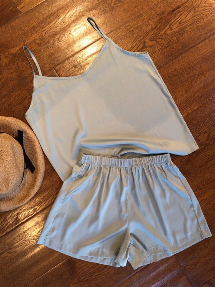 Pigiamino raso-pizzo Casha