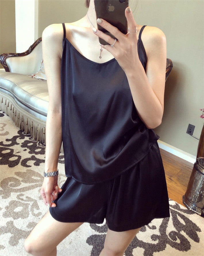 Pigiamino raso-pizzo Casha