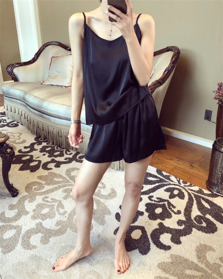 Pigiamino raso-pizzo Casha