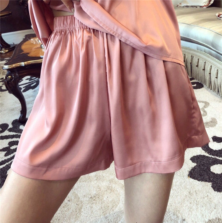 Pigiamino raso-pizzo Casha