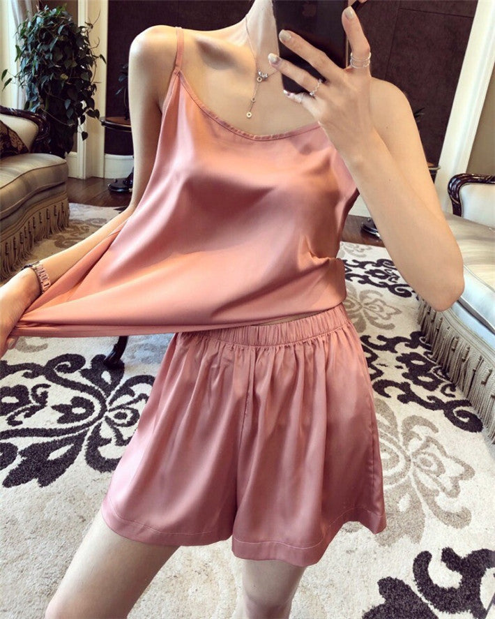 Pigiamino raso-pizzo Casha