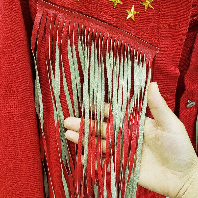 Giubbino stelle e frange