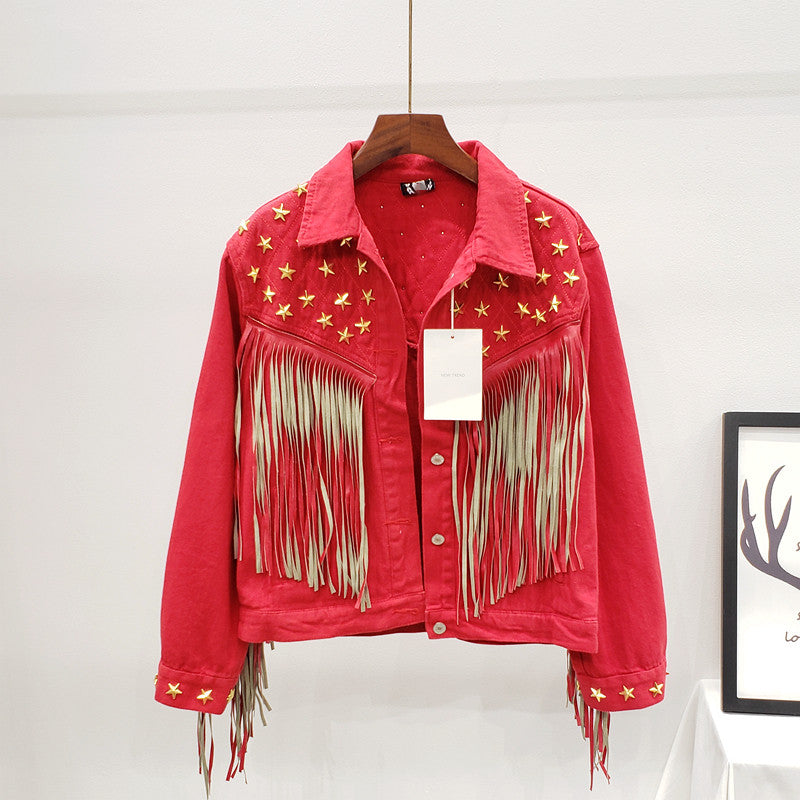 Giubbino stelle e frange