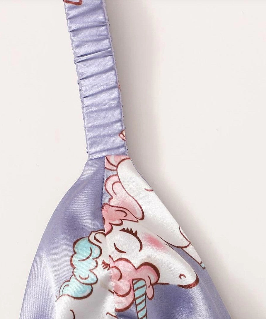 Pigiamino unicorni raso