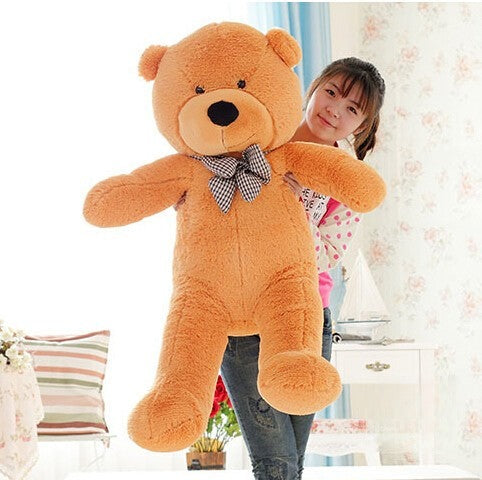 Teddy Bear 100 cm Marrone chiaro vista frontale | Dream Shop