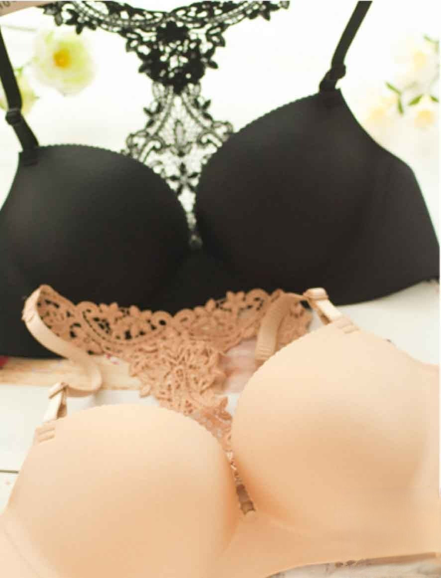Reggiseno Pizzo push-up schiena pizzo spalline staccabili — Dream Shop