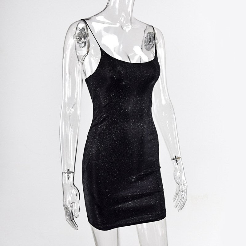 Tubino lurex spalline sottili