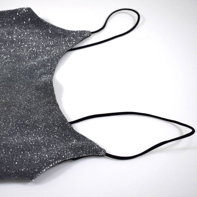 Tubino lurex spalline sottili