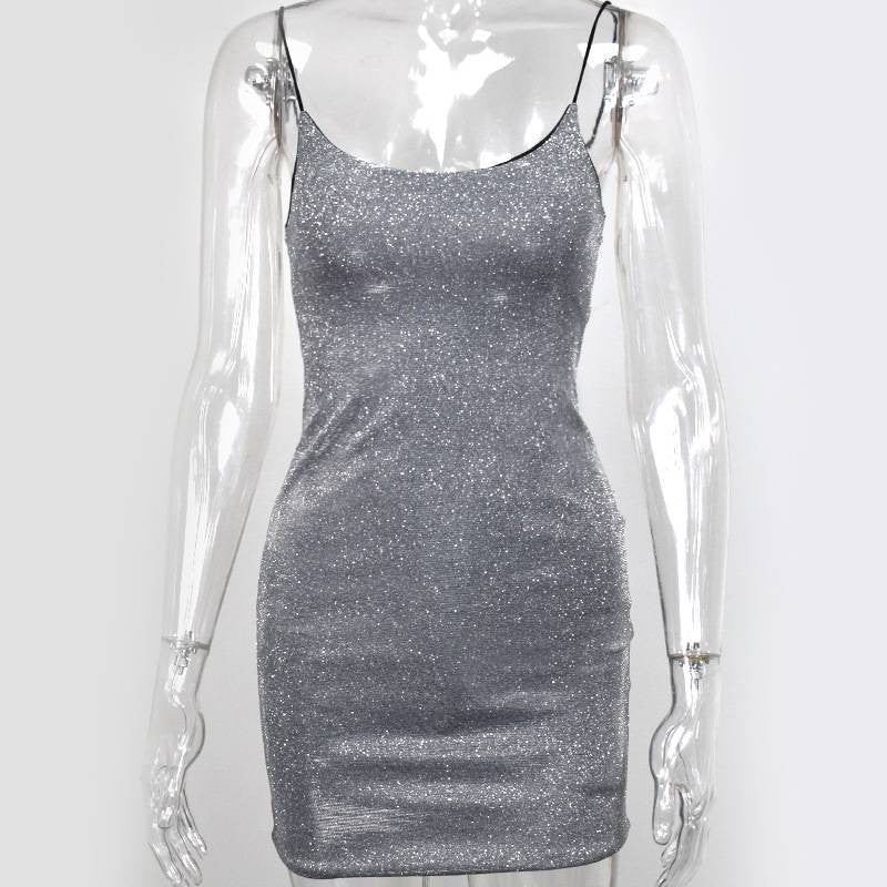 Tubino lurex spalline sottili