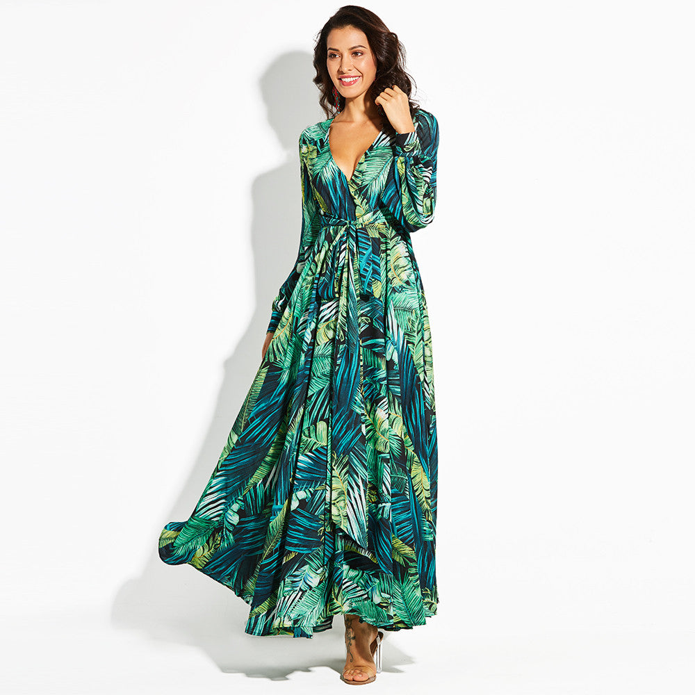 Maxidress foresta tropicale