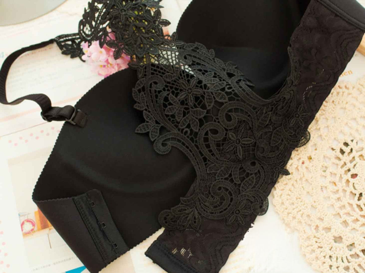 Reggiseno Pizzo Rosa carne vista frontale | Dream Shop
