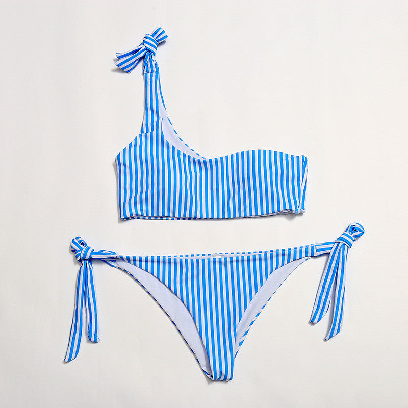 Bikini stripe oneshoulder