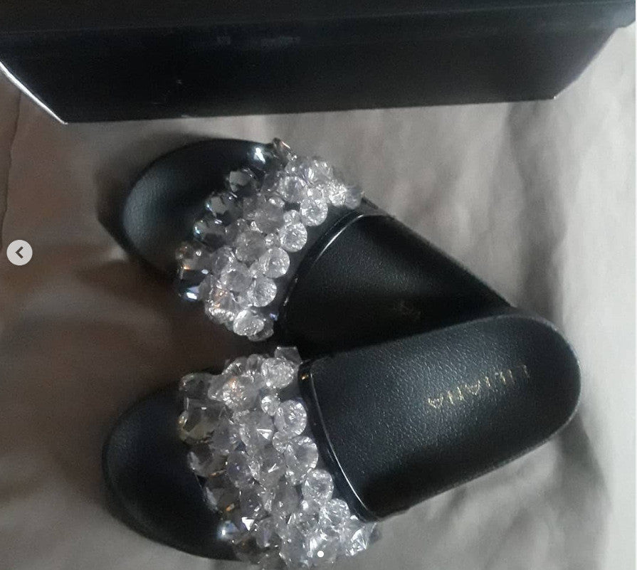 Ciabattine cristal strass