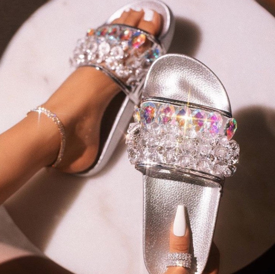 Ciabattine cristal strass