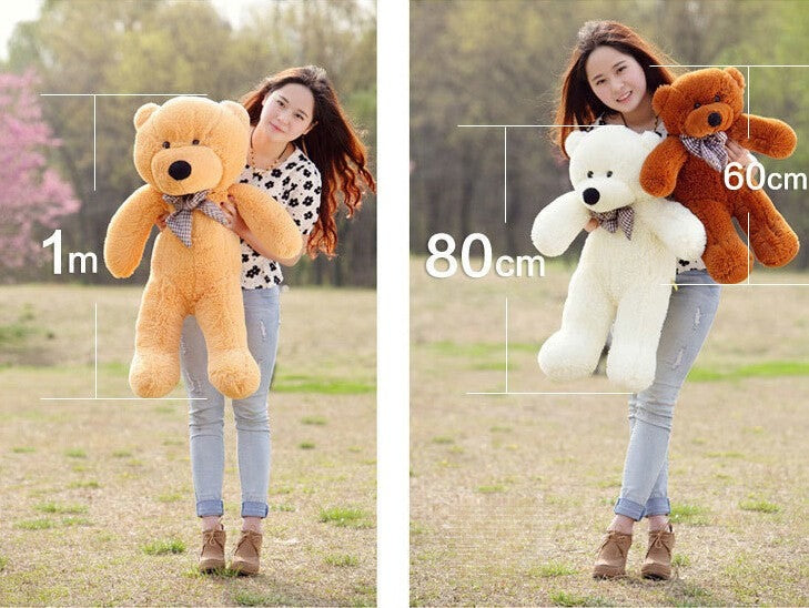 Teddy Bear 100 cm Bianco vista laterale | Dream Shop