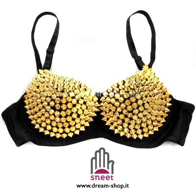 Gold Studded Bra