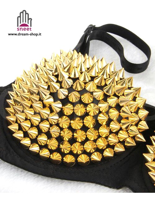 Gold Studded Bra