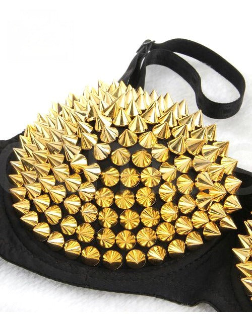 Reggiseno Borchiato Oro — effetto borchie dorate | Dream Shop