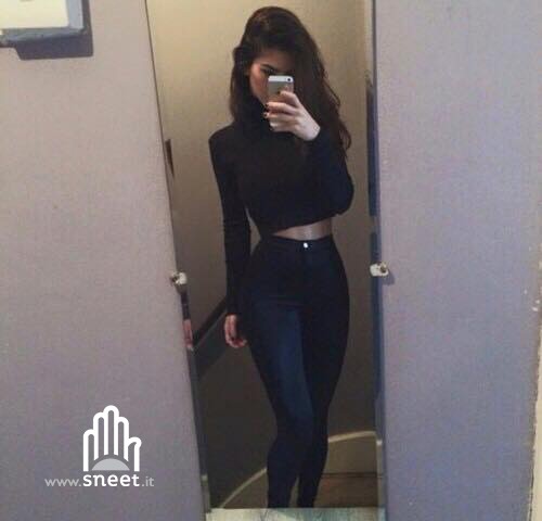 Skinny jeans simple whime