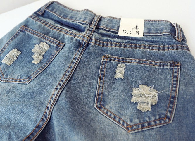 Vaqueros desgastados