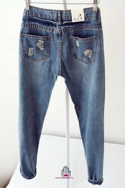 Vaqueros desgastados