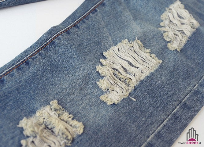 Vaqueros desgastados