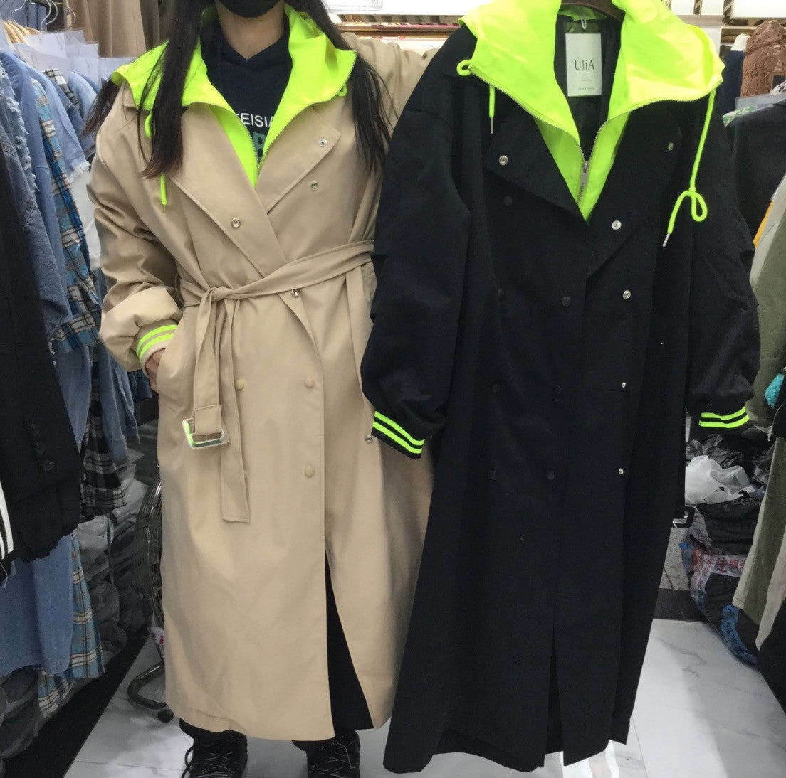 Trench Fluohood