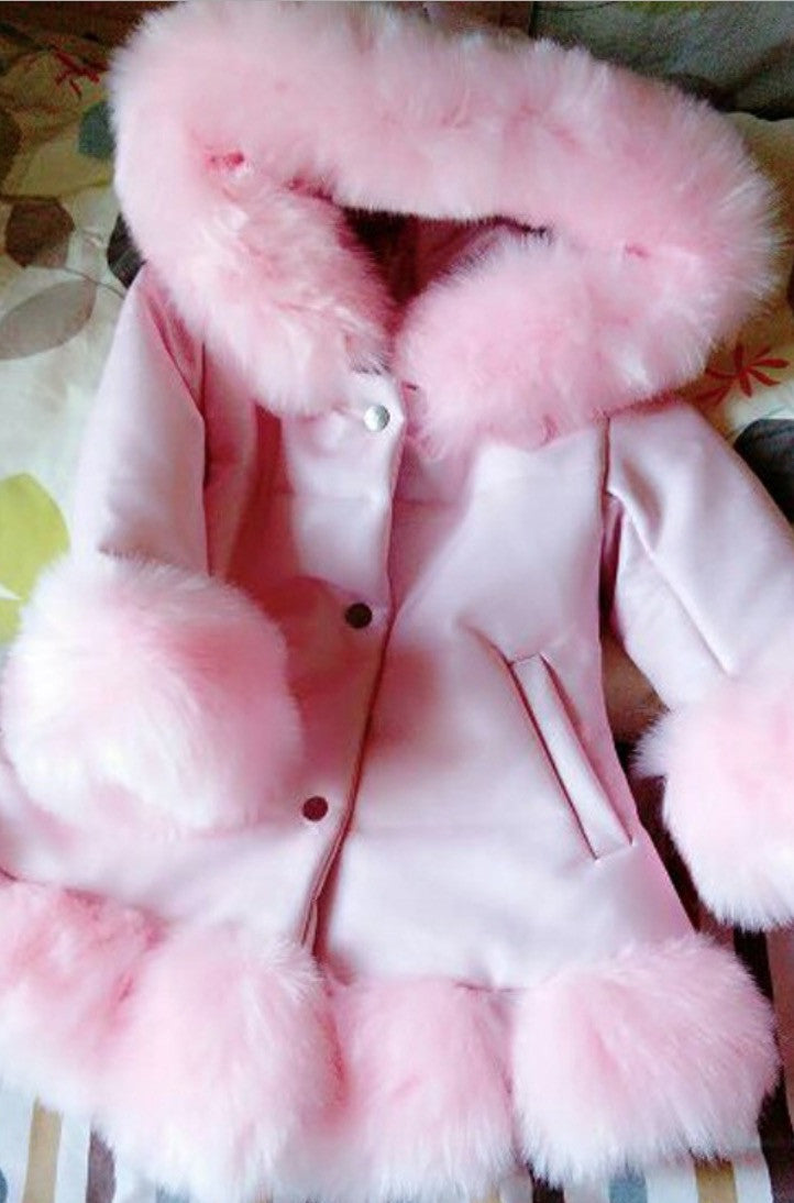 Giacca babypinky ecopelliccia