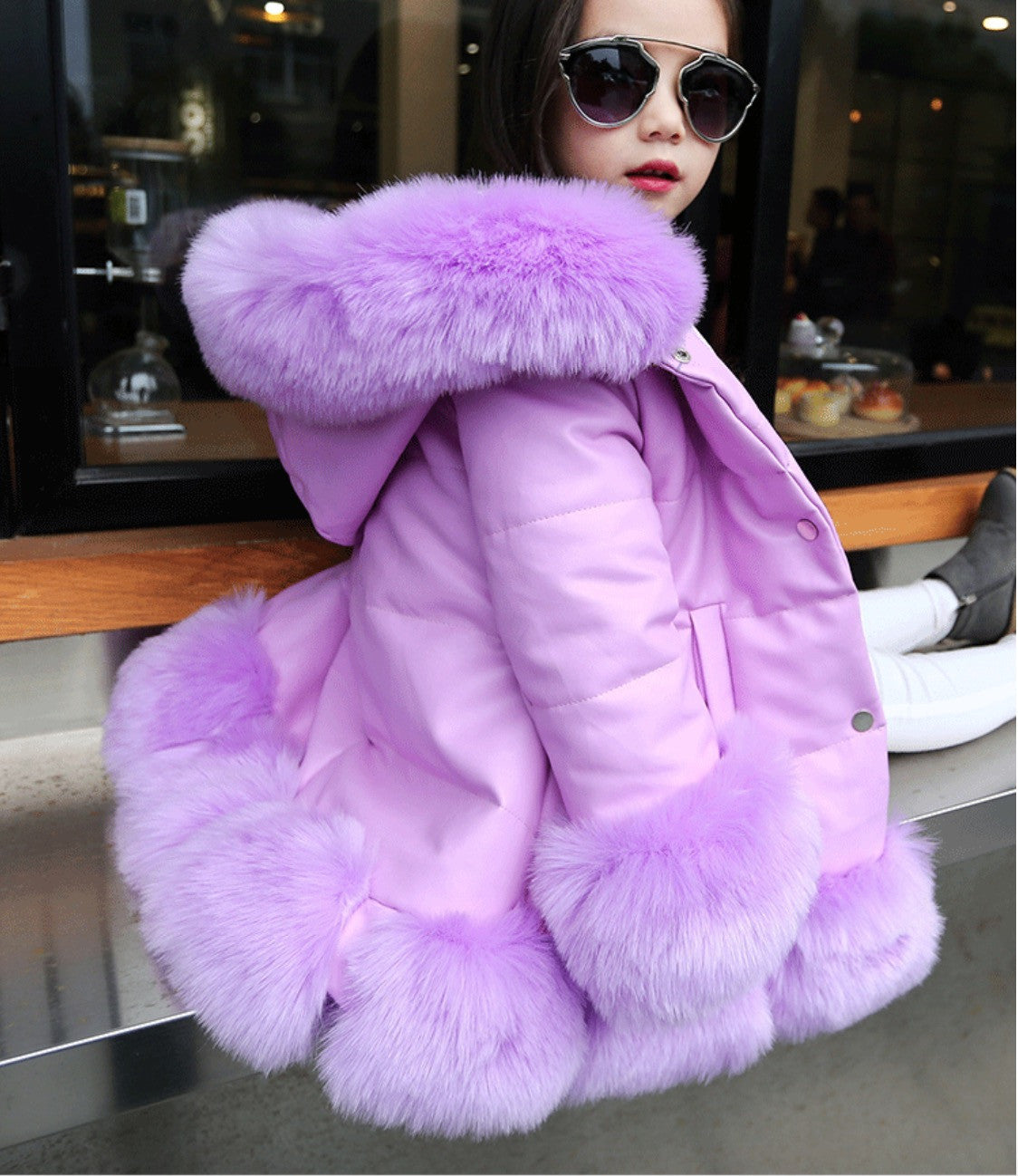 Giacca babypinky ecopelliccia