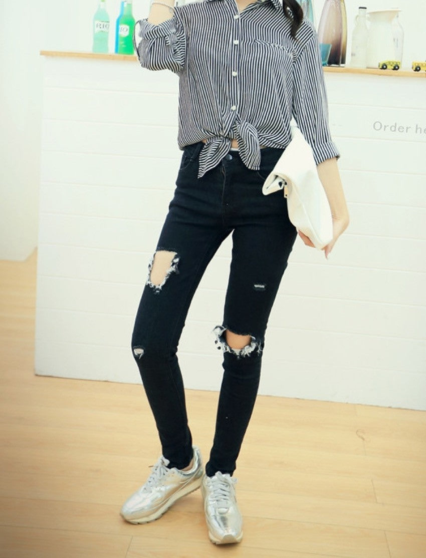 Vaqueros negros Bally