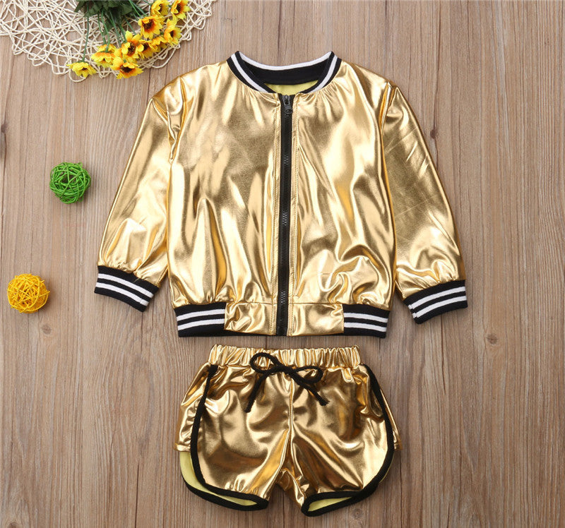 Completo sporty gold baby