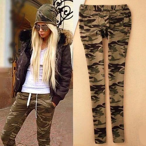 Pantalone mimetico Reja camouflage toni del beige — Dream Shop