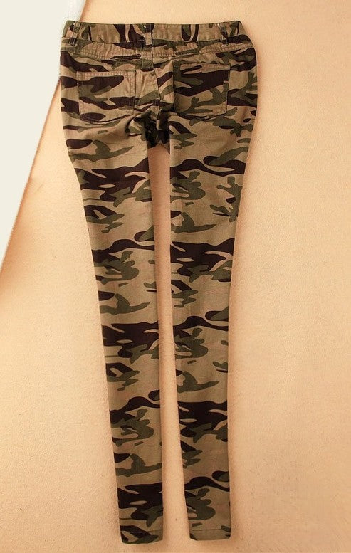Pantalone mimetico Reja dettaglio fantasia mimetica — Dream Shop