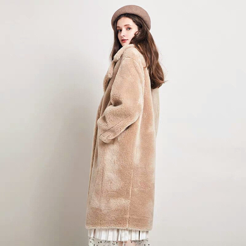 Maxi cappotto peluches