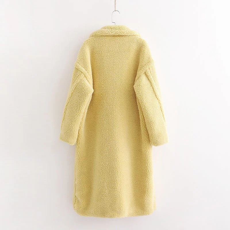 Maxi cappotto peluches