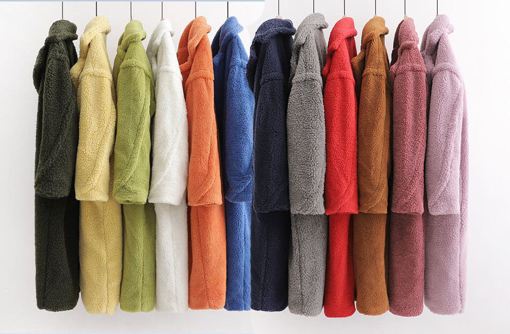 Maxi cappotto peluches