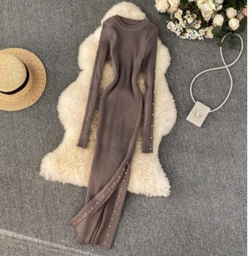 Abito maglia buttones