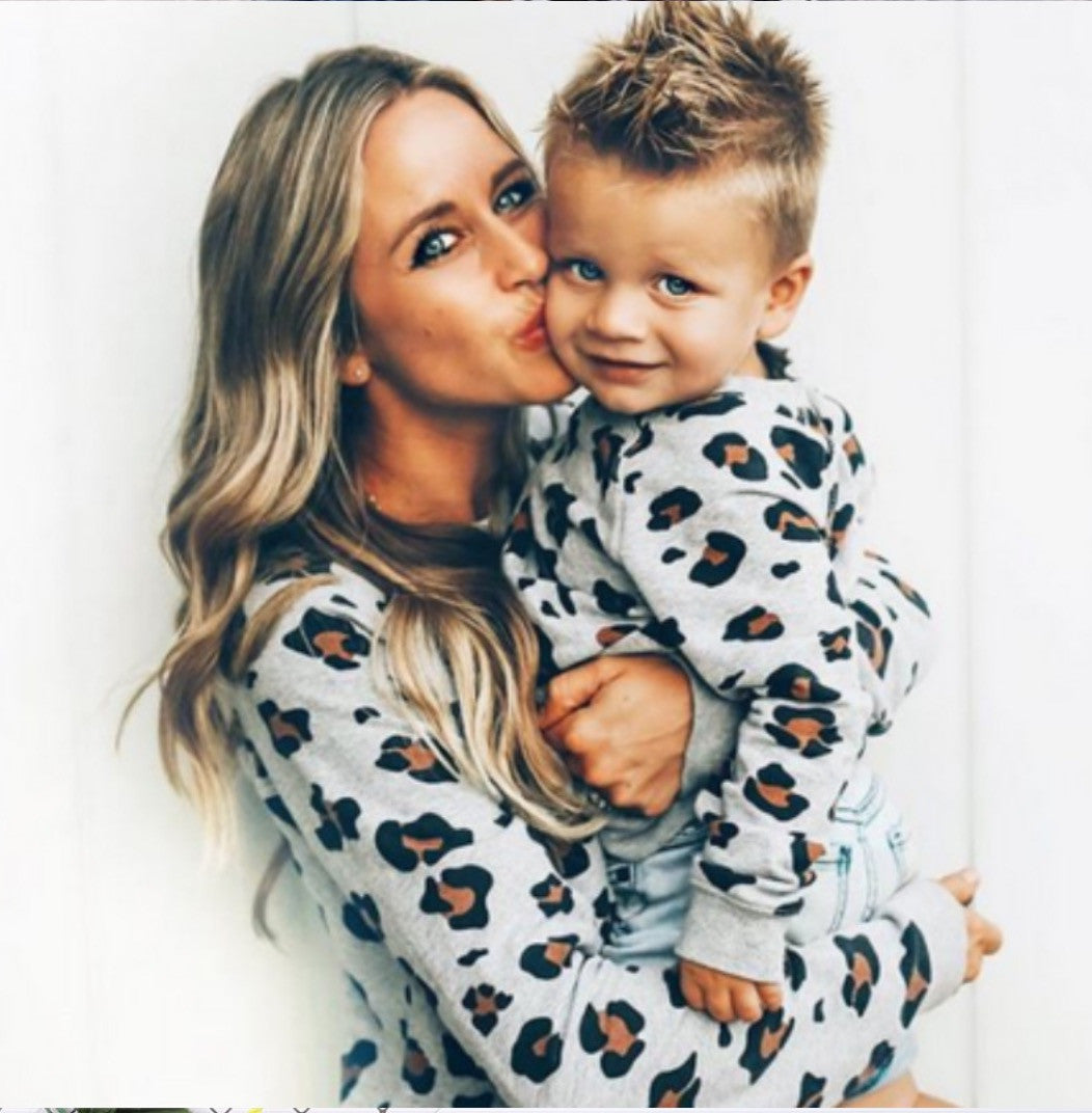 Felpa coordinata mamma figlio