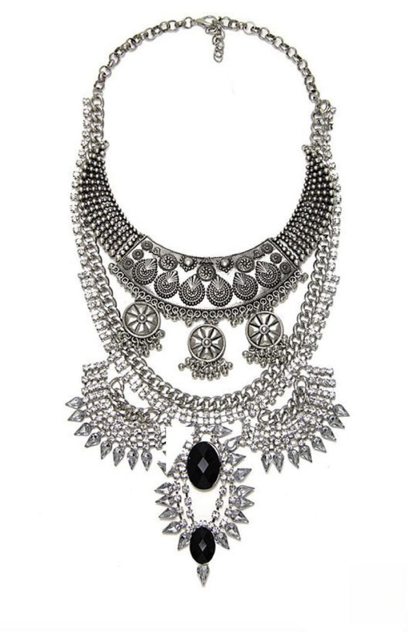 Collana Gipsy Mik - metallo lavorato stile etnico | Dream Shop