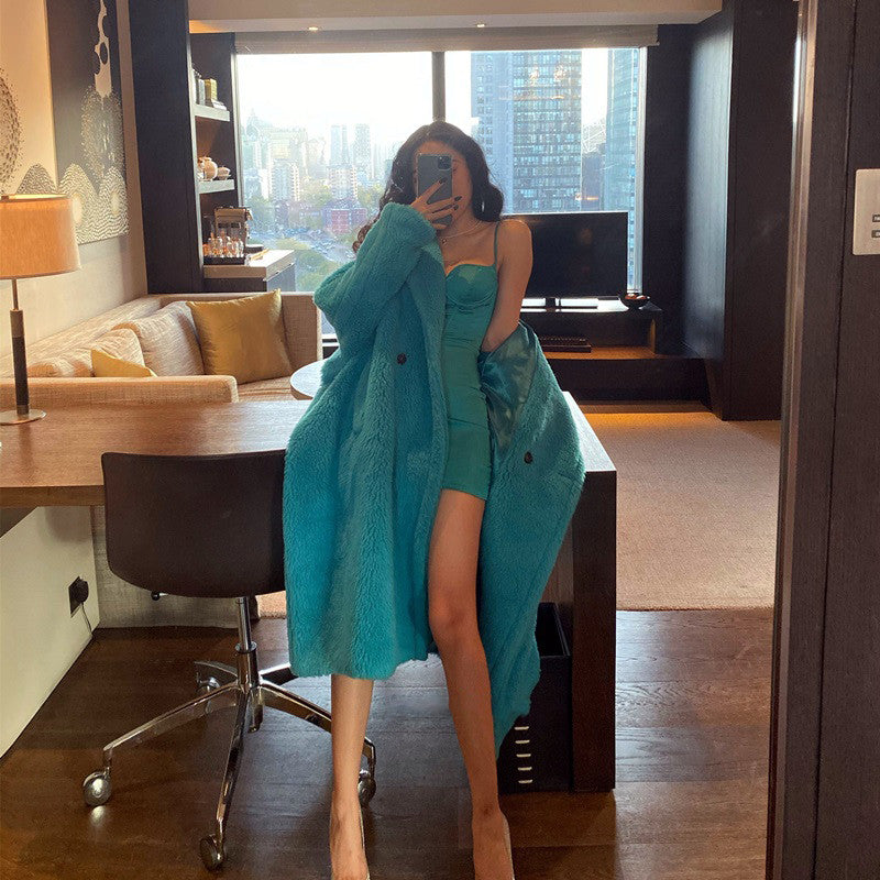 Maxi cappotto peluches