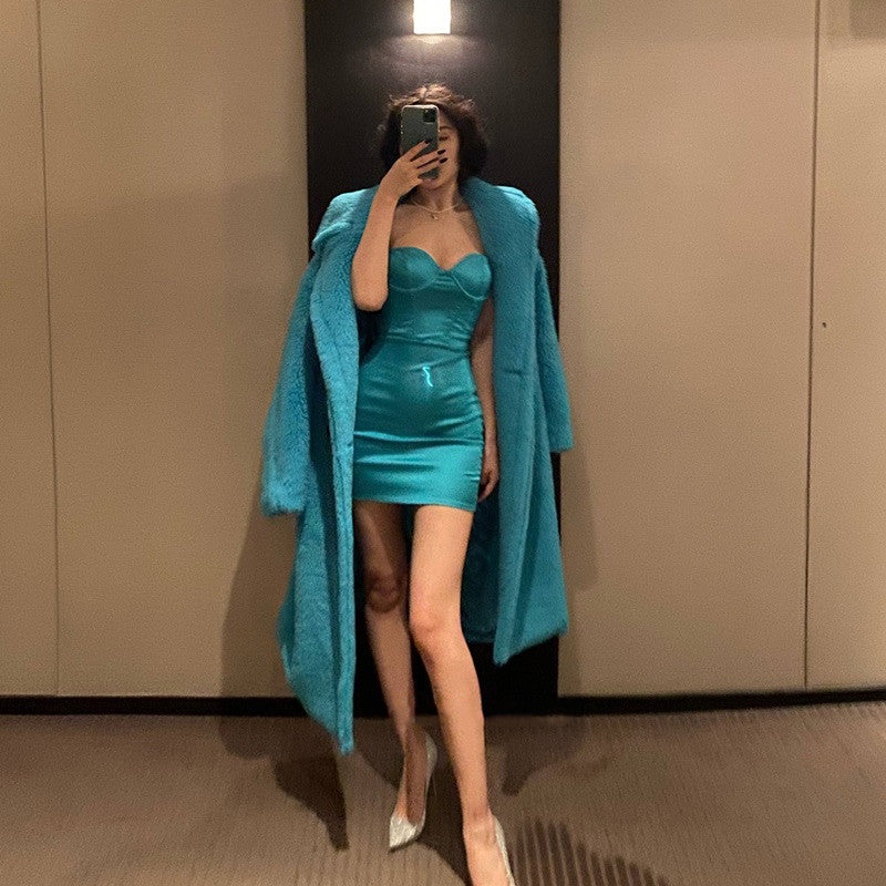 Maxi cappotto peluches