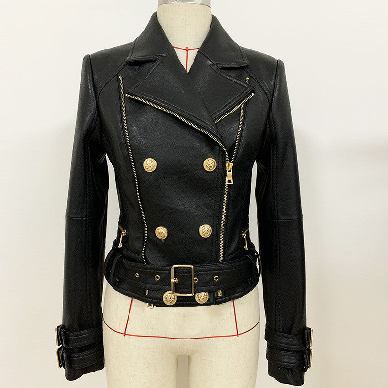 Chiodo in pelle Elsa