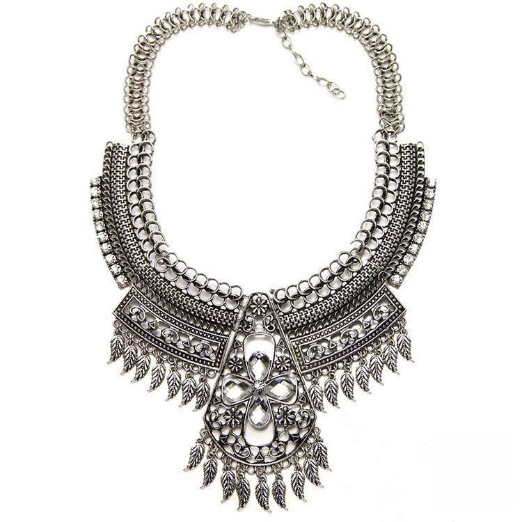 Collana Gipsy Sumi - metallo lavorato stile tribale | Dream Shop