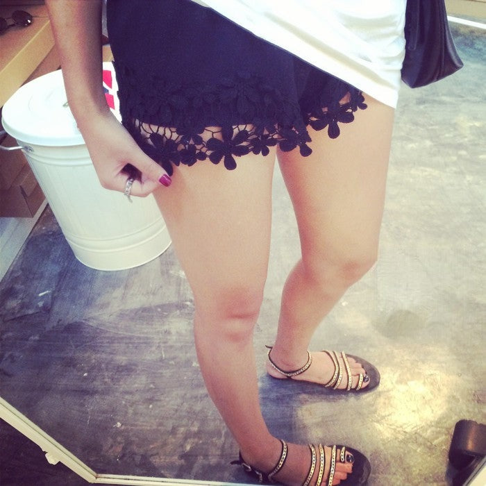 Solid Margareth Shorts elastico in vita — Dream Shop