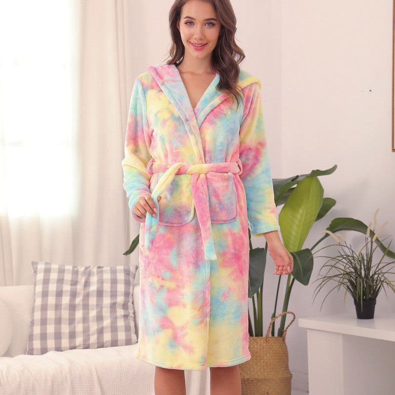 Vestaglia peluches arcobaleno