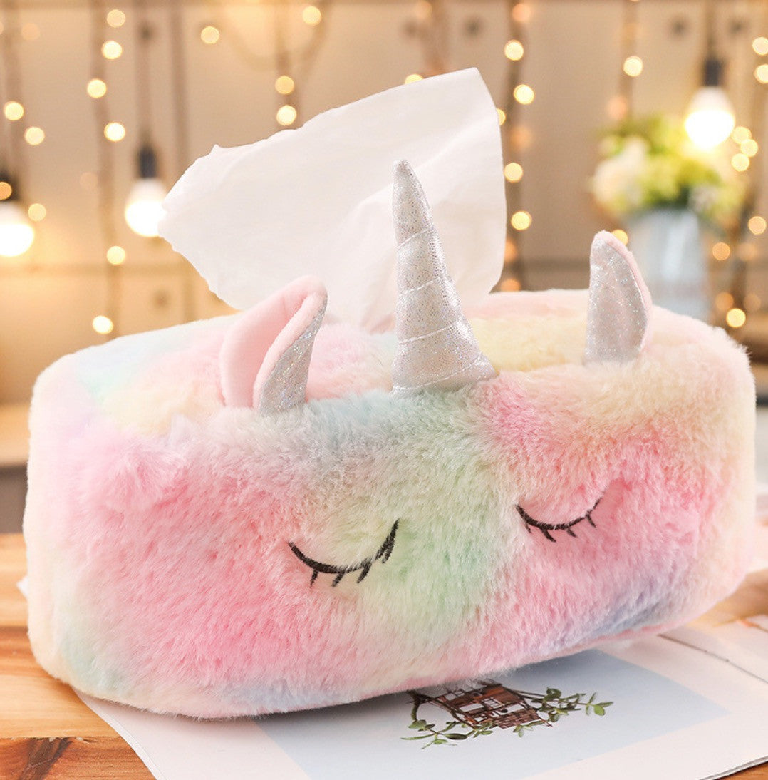 Porta-fazzoletti arcobaleno unicorn